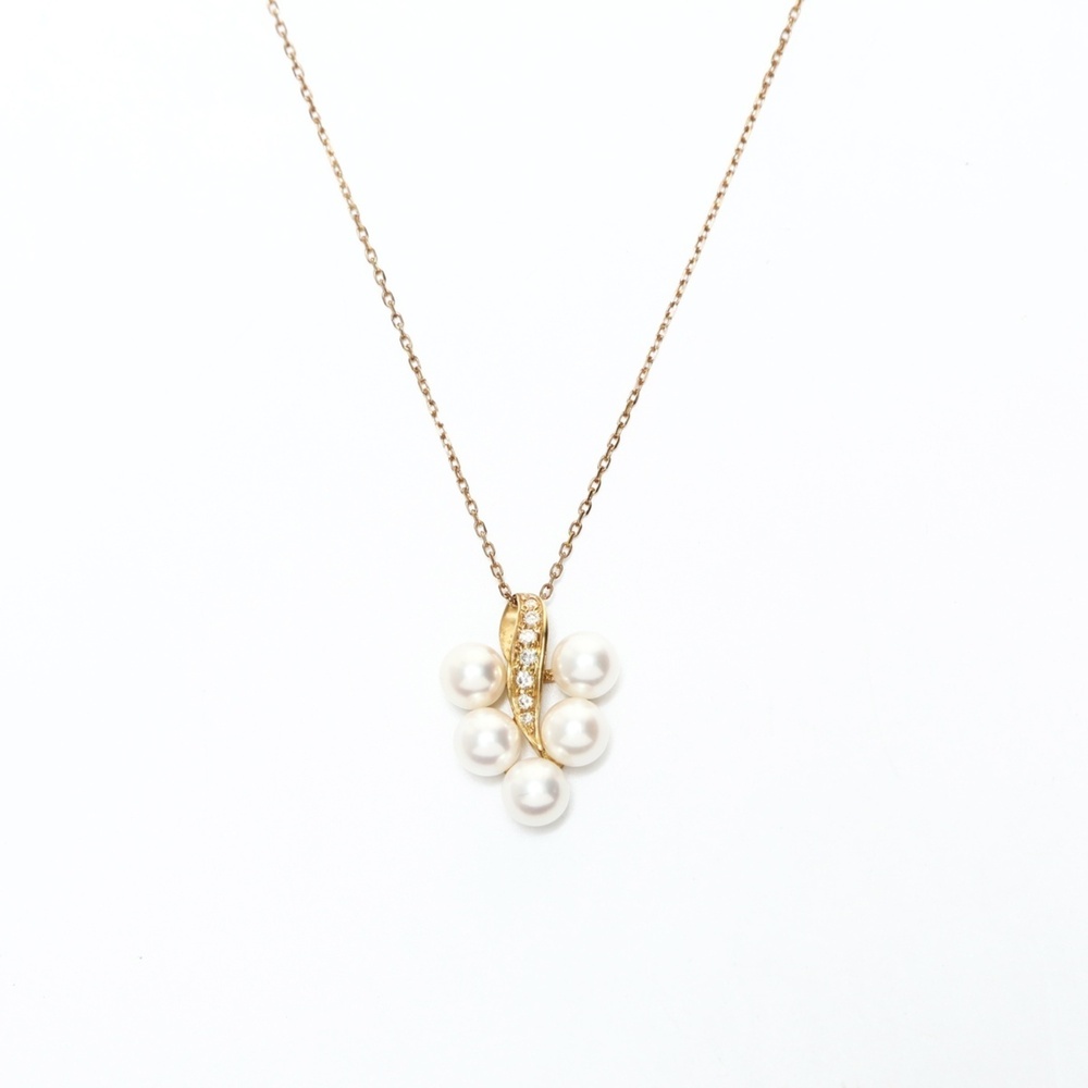 MIKIMOTO Gold Necklace